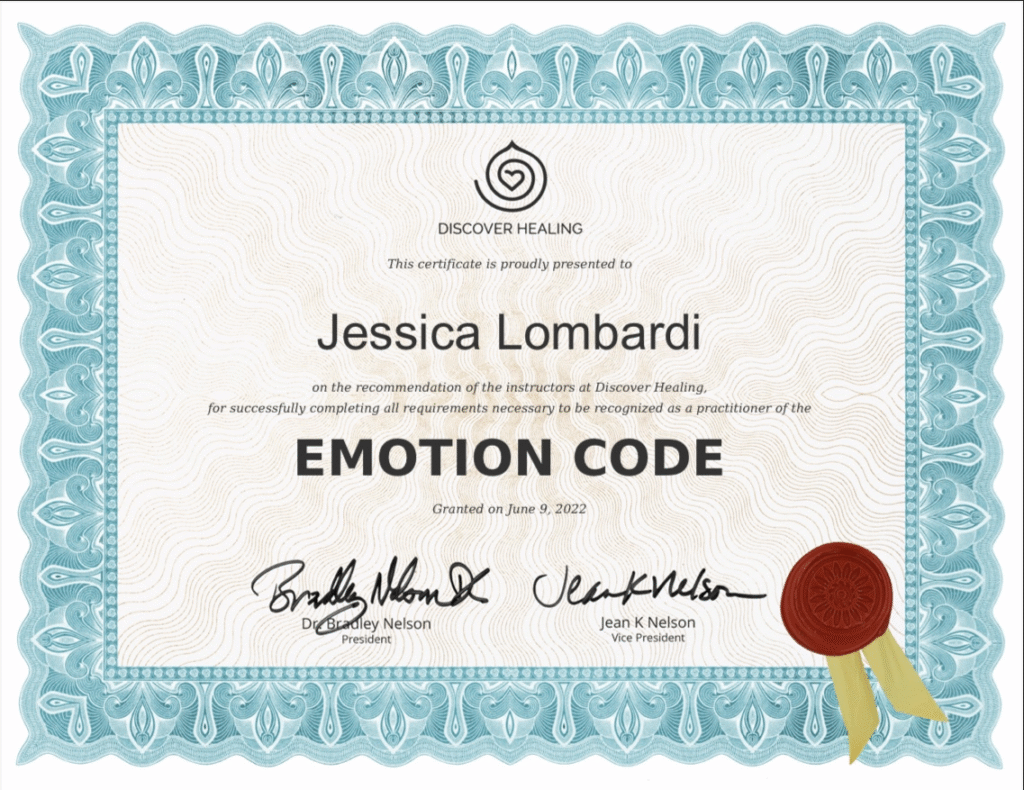 Emotion Code Practitioner Certificate